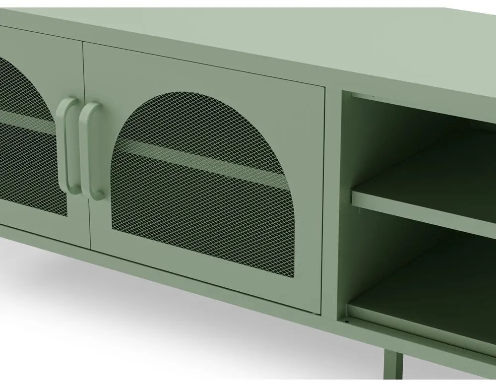 TV stolík v mentolovej farbe 160x50 cm Diora – Marckeric