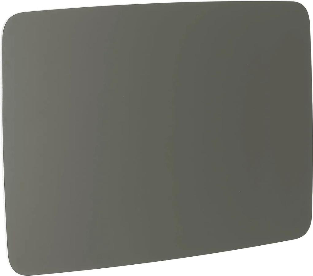 Sklenená magnetická tabuľa Stella so zaoblenými rohmi, 1500x1000 mm, šedá