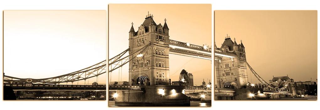 Obraz na plátne - Tower Bridge - panoráma 530FD (150x50 cm)
