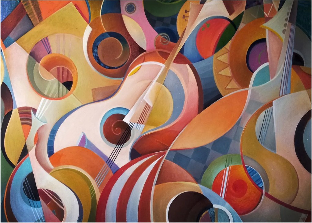 Obraz - Hudobný abstrakt (70x50 cm)