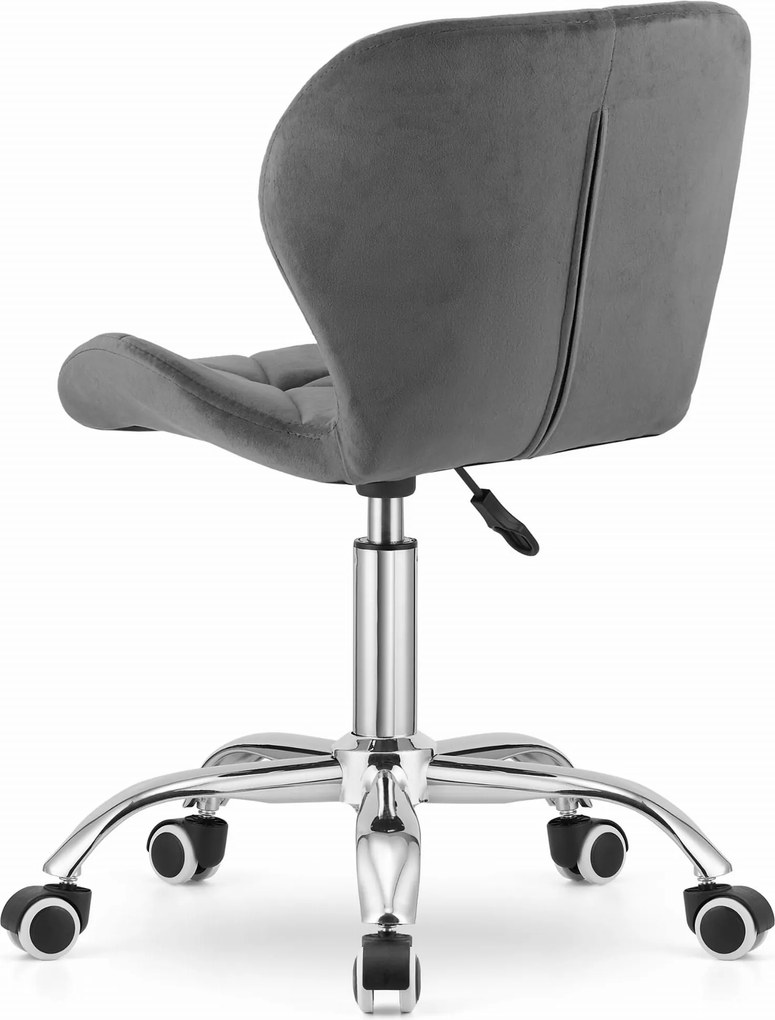 AKCIA Sivá kancelárska stolička AVOLA VELVET II. akosť