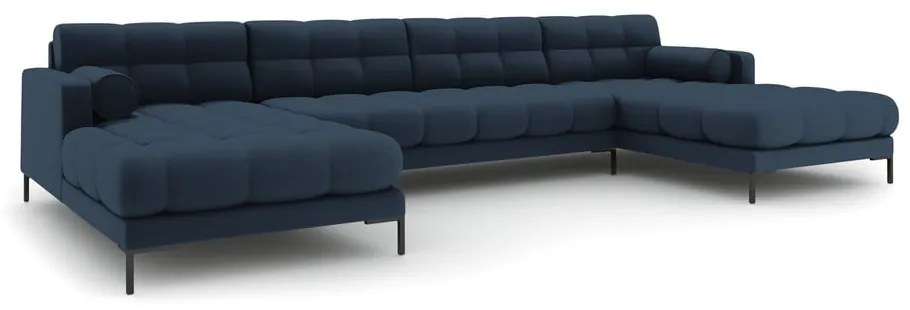 Modrá rohová pohovka do "U" Bali – Cosmopolitan Design