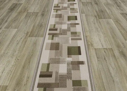 Koberce Breno Behúň LISTRA 39, šíře role 100 cm, béžová, viacfarebná