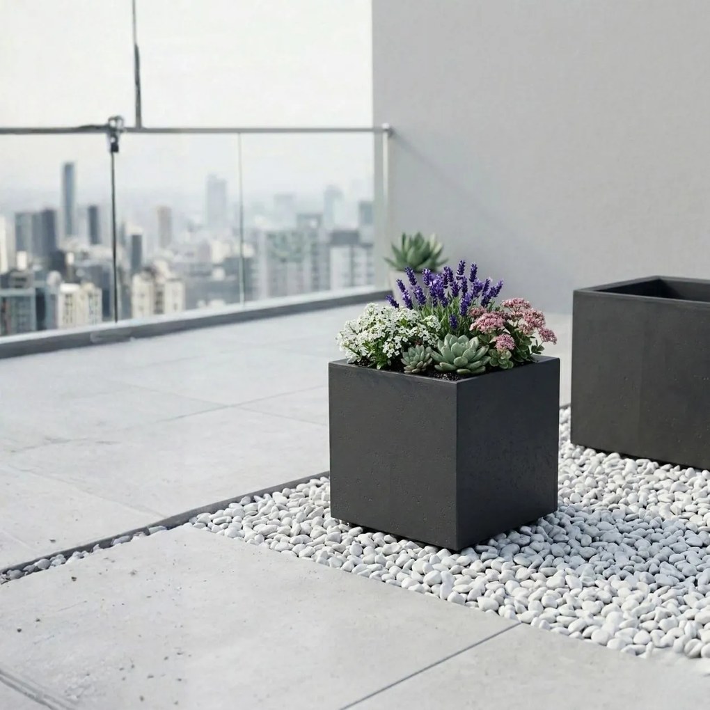 Květináč na kolečkách BETONIQUE - výber z 8 prevedení