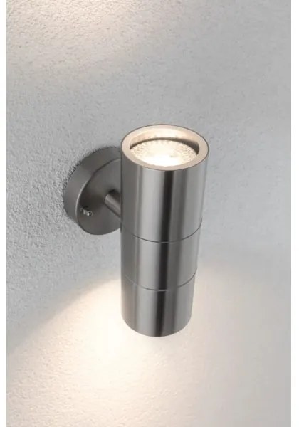 Paulmann 94331 - 2xGU10/10W IP44 Vonkajšie nástenné svietidlo FLAME 230V
