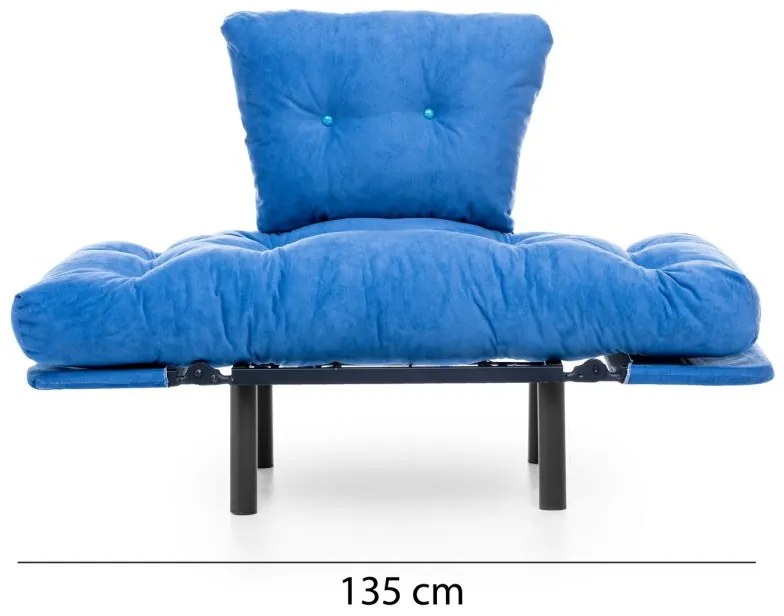 Kreslo Nitta jednomiestne modré