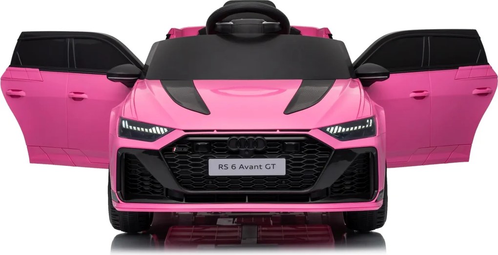 Detské elektrické autíčko Audi RS6 Avant GT ružové