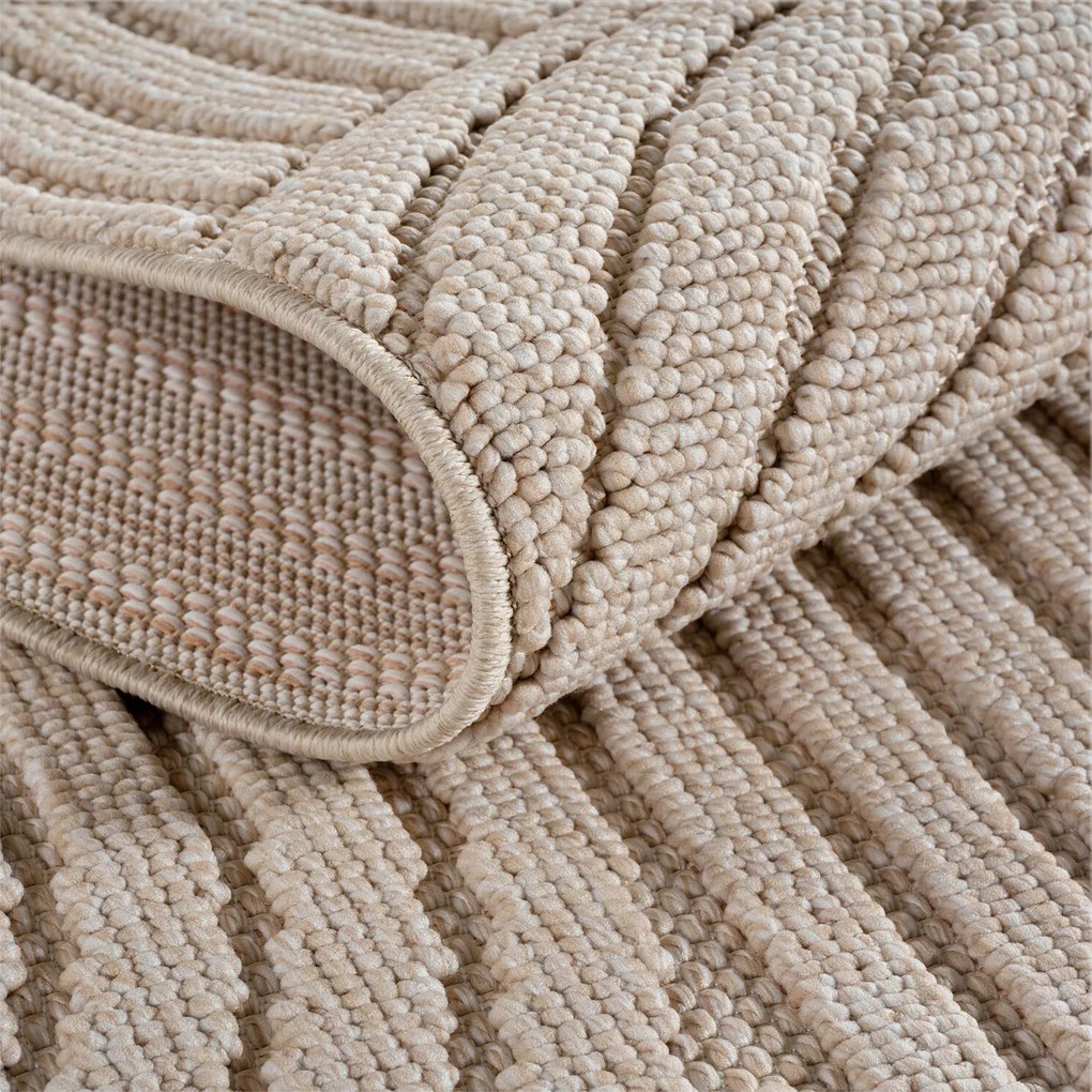 Ayyildiz, Behúň Helix 2201 beige, 80x250, béžová, chodba / predsieň