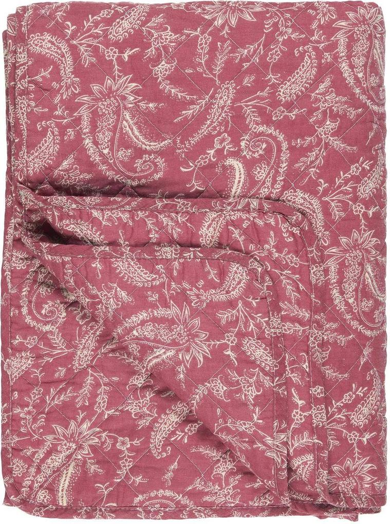 IB LAURSEN Prešívaná prikrývka Pink Paisley 130 x 180