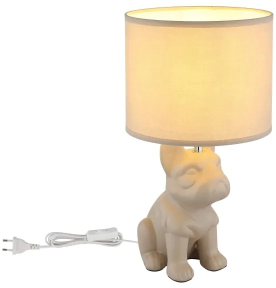 Globo 21741S - Stolová lampa DOGO 1xE27/60W/230V