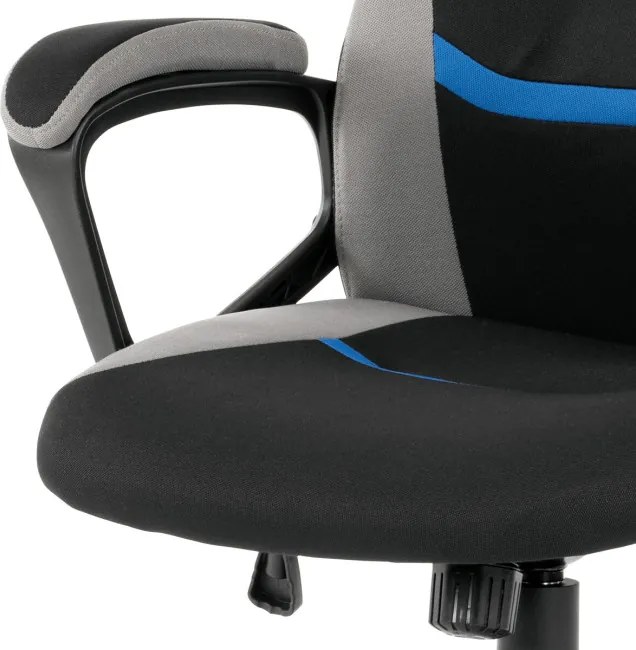 Detská otočná stolička čierna KA-L611 BLUE