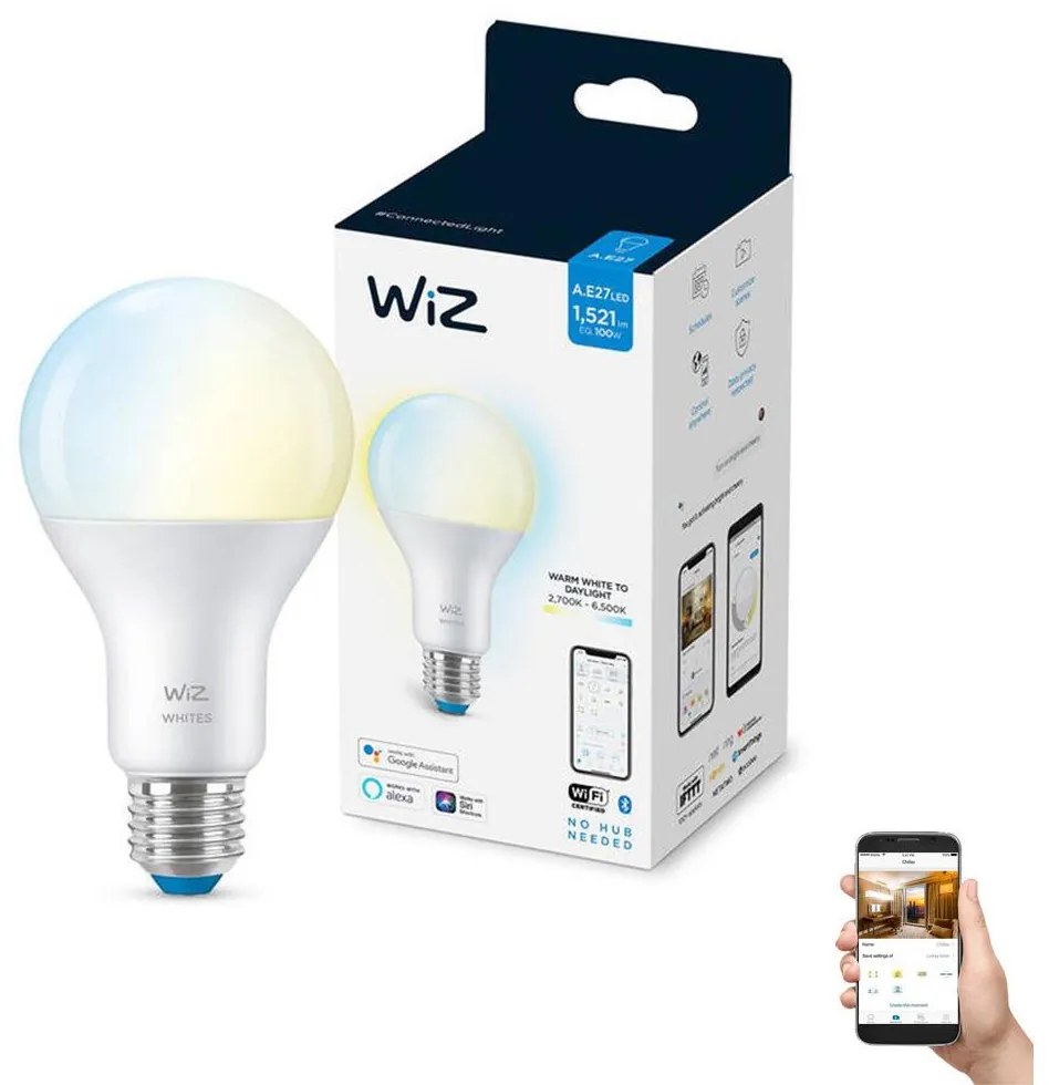 WiZ LED Stmievateľná žiarovka A67 E27/13W/230V 2700-6500K CRI 90 Wi-Fi - WiZ WI0004