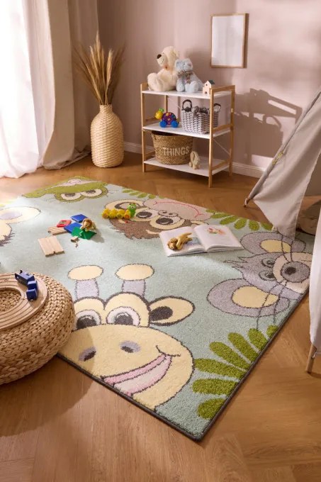 Detský koberec Funky Top Tig mätový