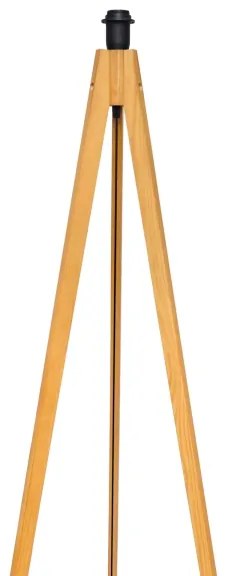 Stojacia lampa ALBA 1xE27/15W/230V čierna/dub