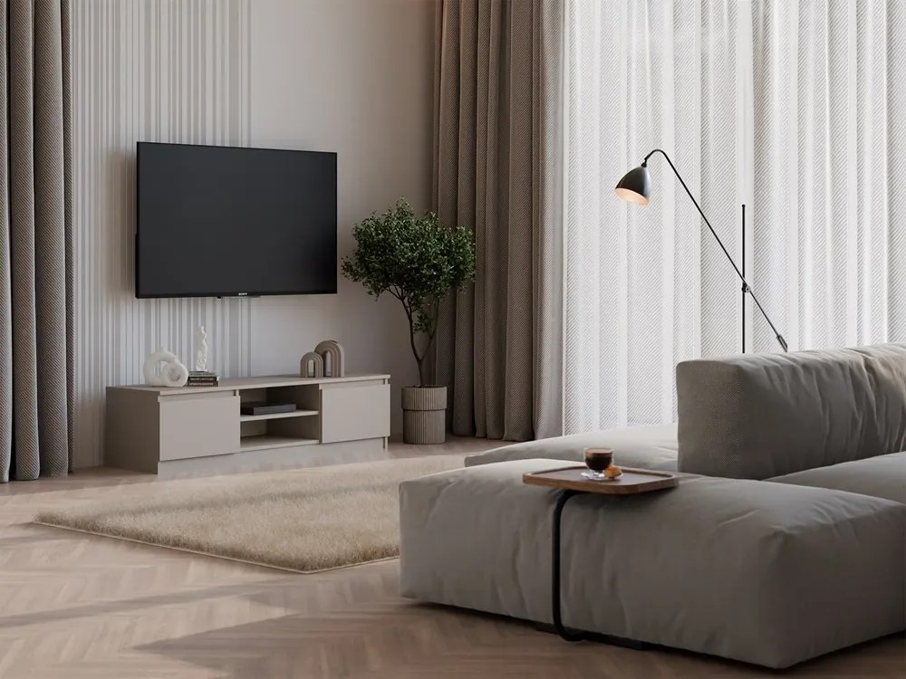 TV skrinka Malwa 140 cm caffe latte