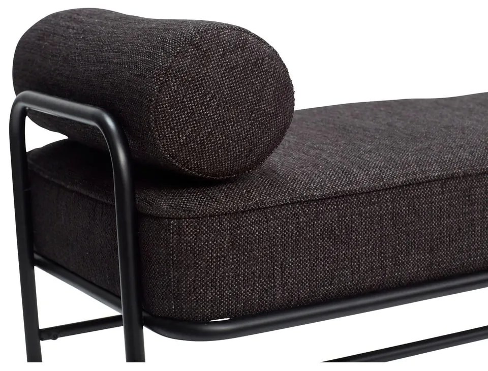 Hnedá leňoška s vankúšom Hübsch Pipe