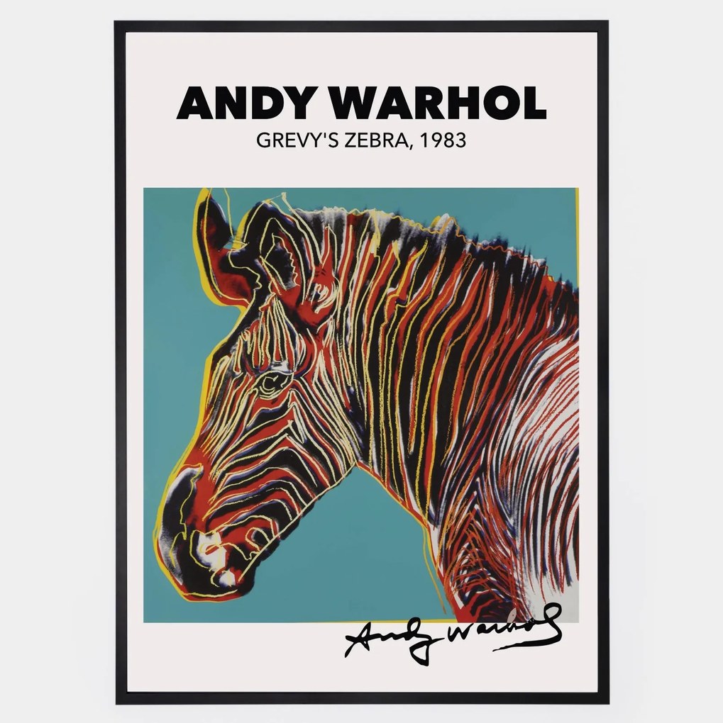 Plagát Grevy's Zebra | Andy Warhol