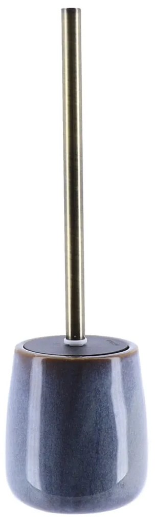 WC kefa Louxor, modrá/s prvkami vo farbe nerez