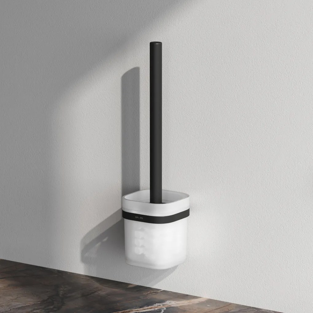 Toaletná kefa AM.PM Func A8F33322 nástenná, čierna