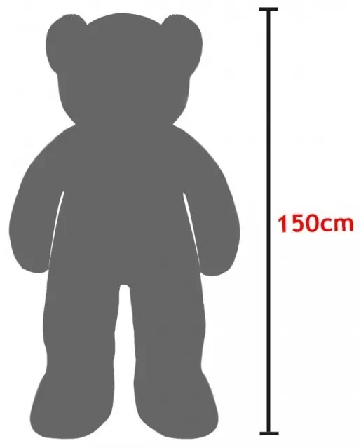 InternetovaZahrada Plyšový medveď 150 cm - biely
