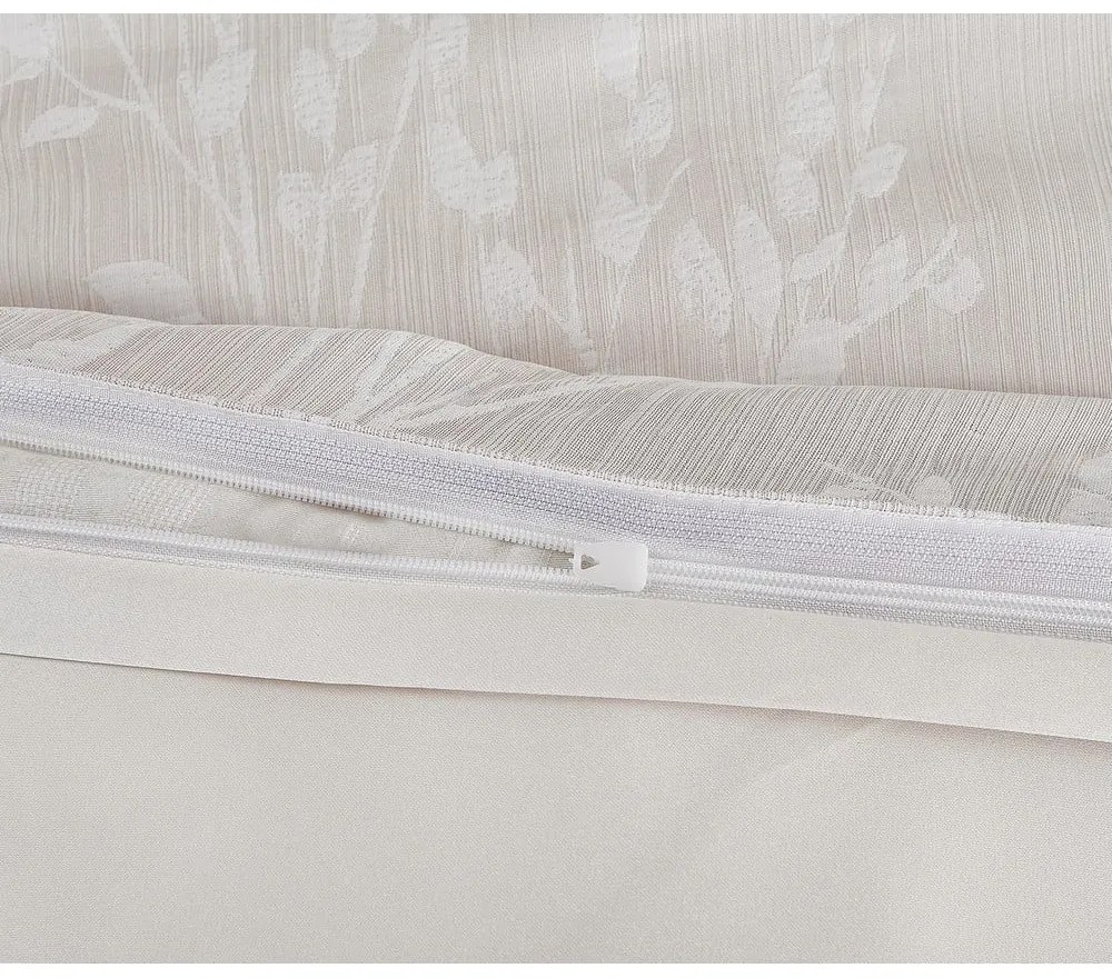 Béžové obliečky na jednolôžko z žakára 140x200 cm Boston – My House