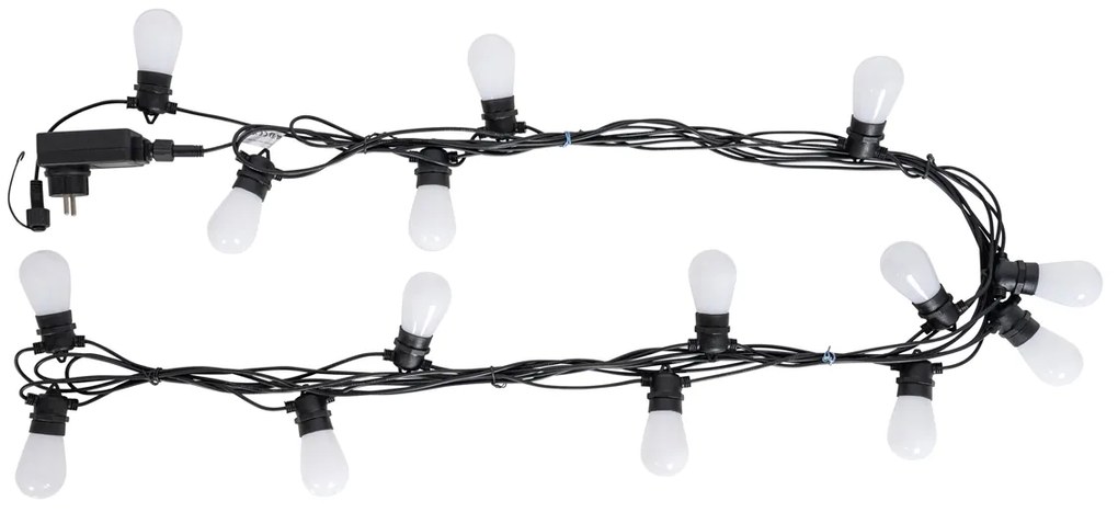 Inteligentný LED svetelný veniec 15 metrov 15 svetiel Opal RGBW IP44 - Chill