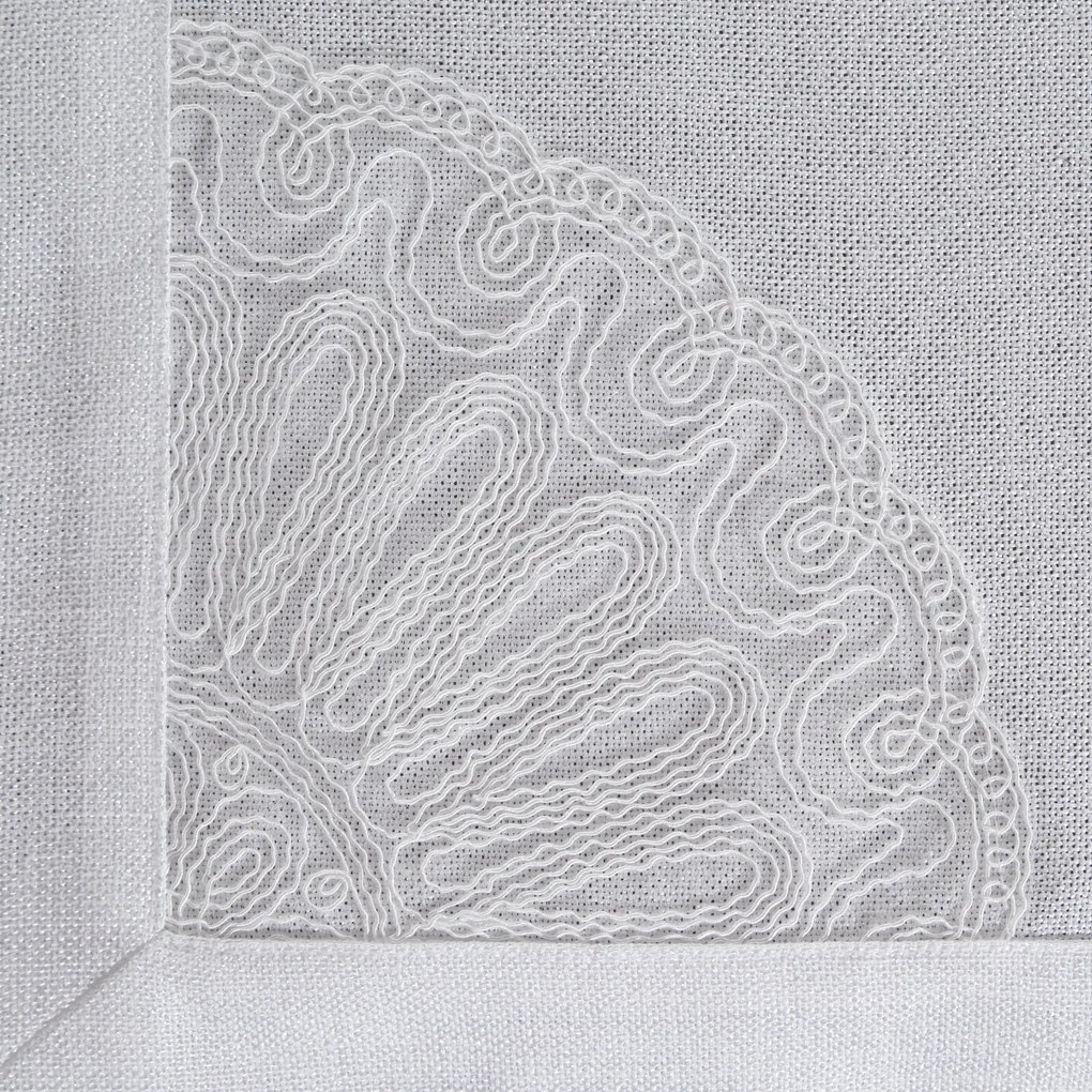 OBRUS BRENDA 140X180 CM BIELY