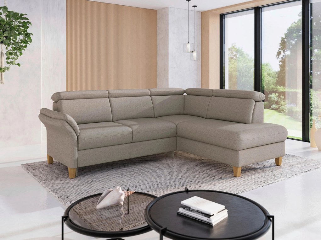 XXXLutz ROHOVÁ SEDAČKA, textil, taupe Sit & More - Sedačky - 00014402574P