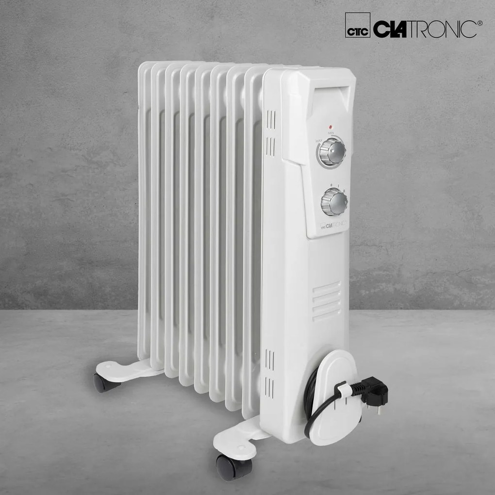 Clatronic RA 3736 olejový radiátor, 9 rebier