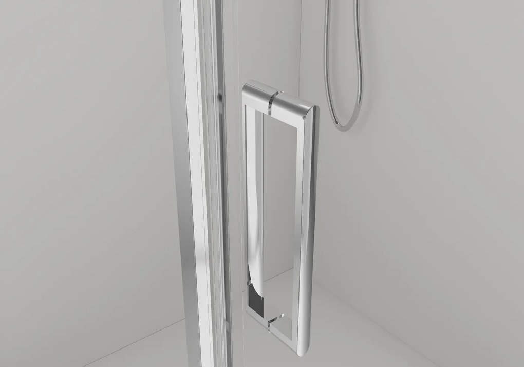 Cerano Porte, 1-krídlový sprchovací kút 100x100 cm, 8mm číre sklo, chrómový profil, CER-CER-413510
