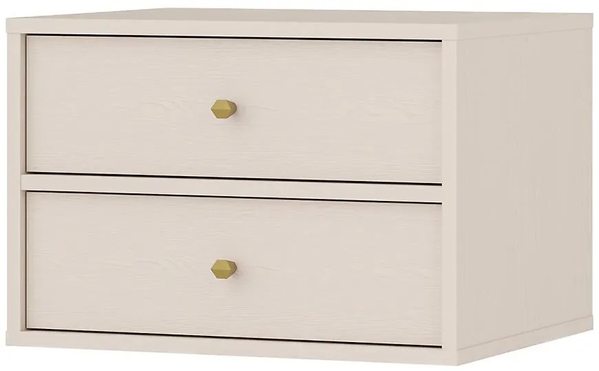 Nočný Stolík Tokyo 4 2S pieskovo béžová 801