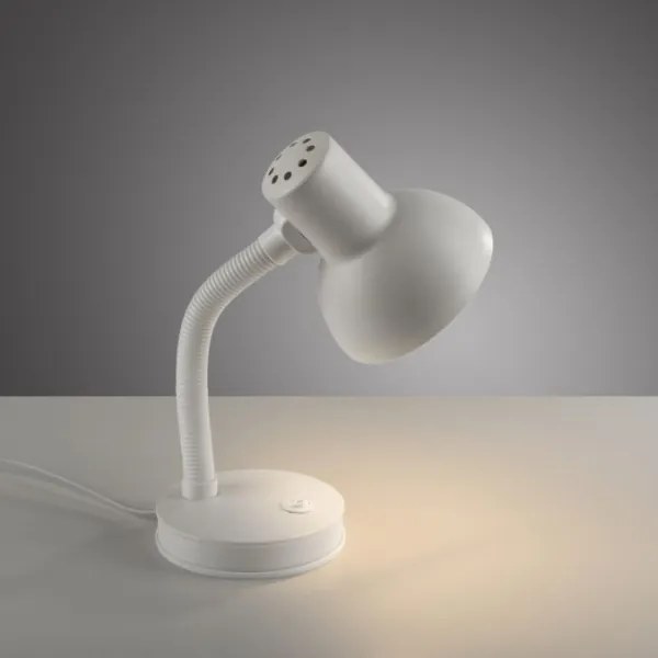 JUST LIGHT. 11080-16 - Flexibilná stolná lampa FLEXI 1xE27/25W/230V biela
