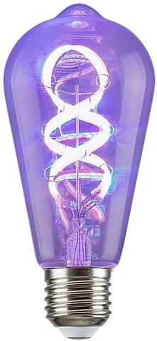 Rabalux LED Spiral Filament žiarovka Amber ST64 4W/E27/300Lm/2700K+RGB/Dim