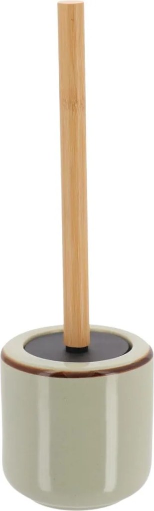 WC kefa Elva, zelená/s drevenými prvkami