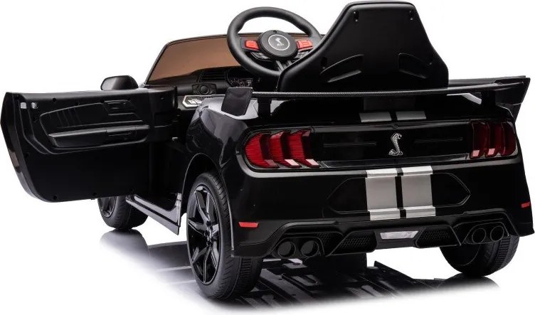 LEAN CARS Elektrické autíčko Ford Mustang GT500 Shelby čierne