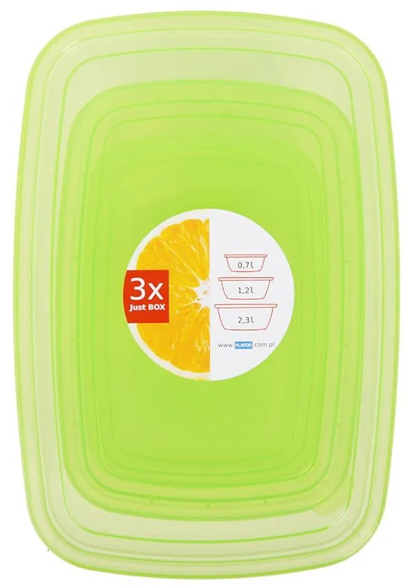 Súprava dóz 0,7/1,2/2,3L 664-00