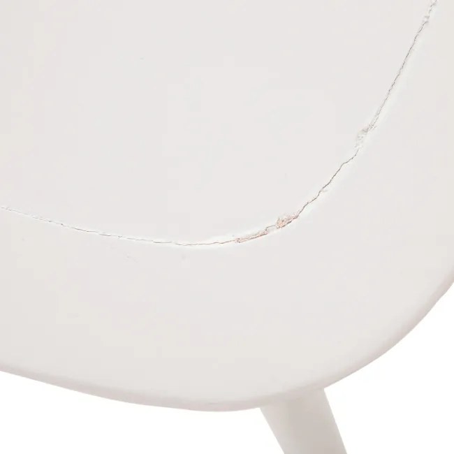 Jedálenská stolička DREV biela 875736