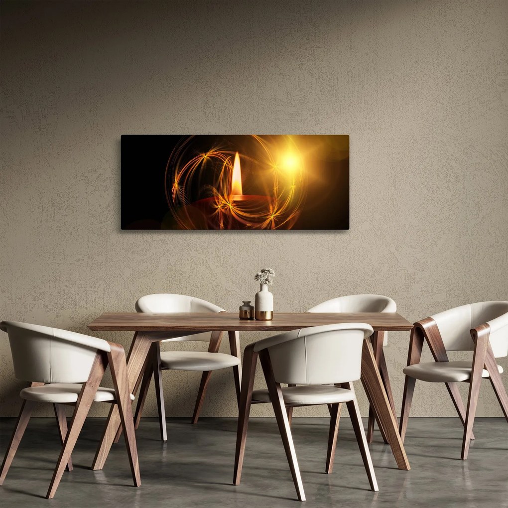 Obraz sviečky (120x50 cm)