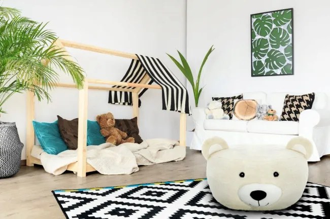 Plyšová taburetka MACKO