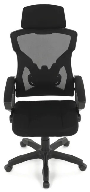 Autronic BONTEC Kancelárska stolička, výškovo nastaviteľná, čierna látka, KA-R223 BK Farba: Čierna