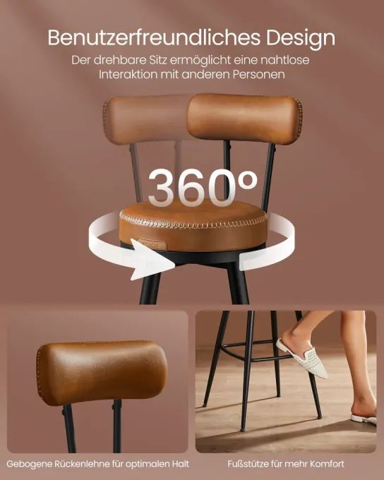 Set dvoch barových stoličiek EKHO LBC089K01