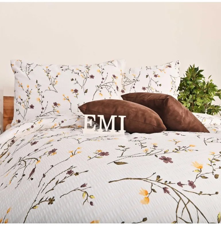 Obliečky krepové Carly EMI, Štandardný set jednolôžko obsahuje 1x 140x200 + 1x 70x90