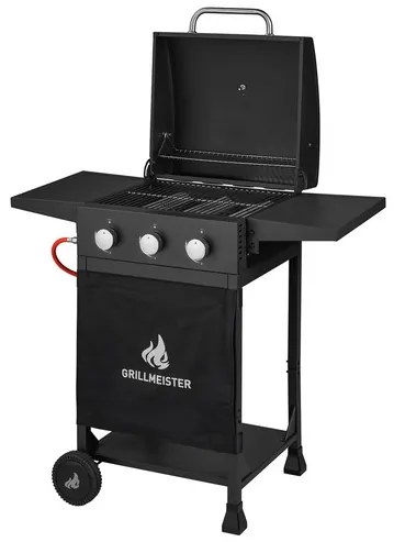 GRILLMEISTER Plynový gril s 3 horákmi Memphis  (100373076)