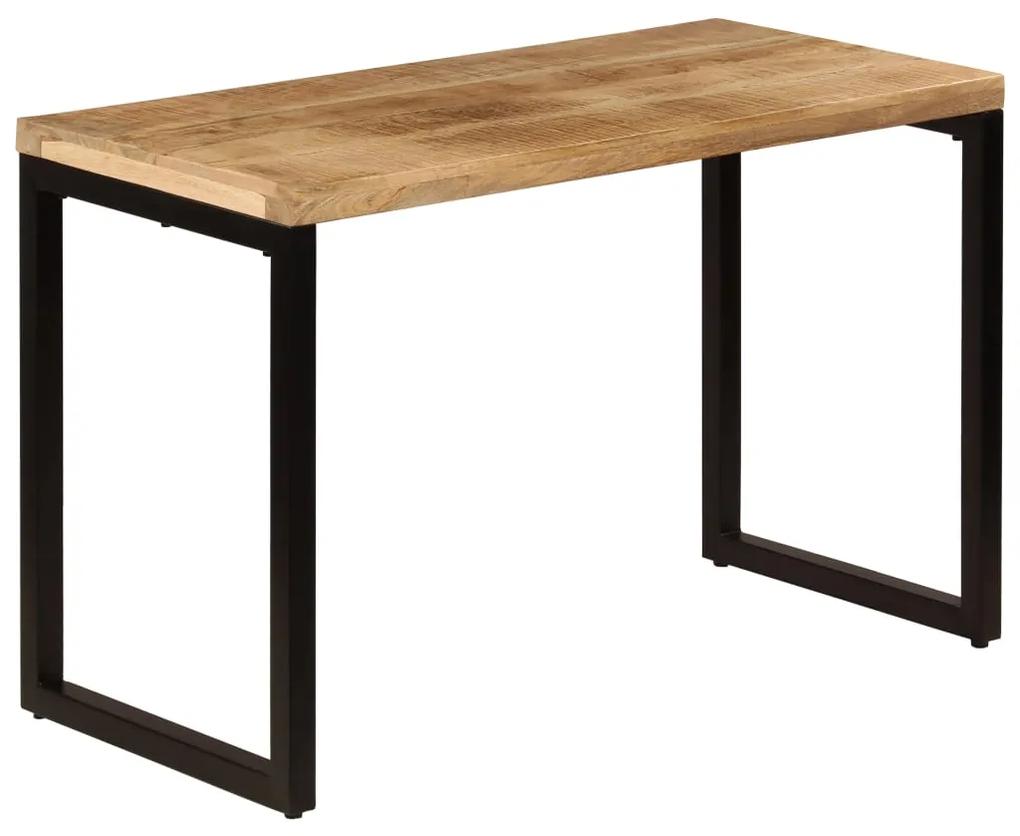 Jedálenský stôl 115x55x76 cm masívne mangovníkové drevo a oceľ 247331