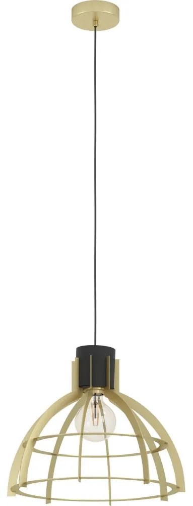 Eglo 43767 - Luster na lanku STILLINGTON 1xE27/40W/230V zlatá