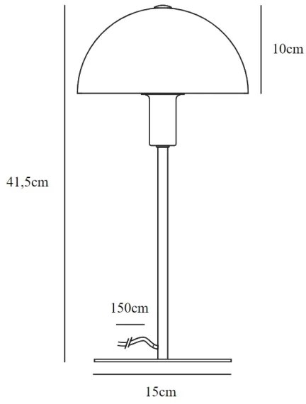Nordlux - Stolná lampa ELLEN 1xE14/40W/230V zlatá/biela