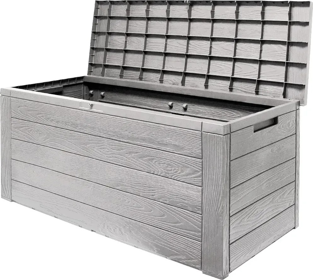 Záhradný úložný box Mosley 280 L sivý