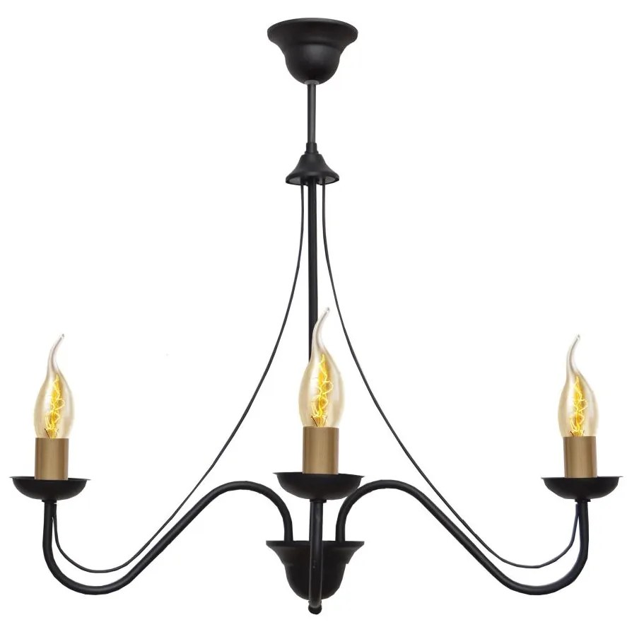 Luster na tyči MALBO 3xE14/60W/230V