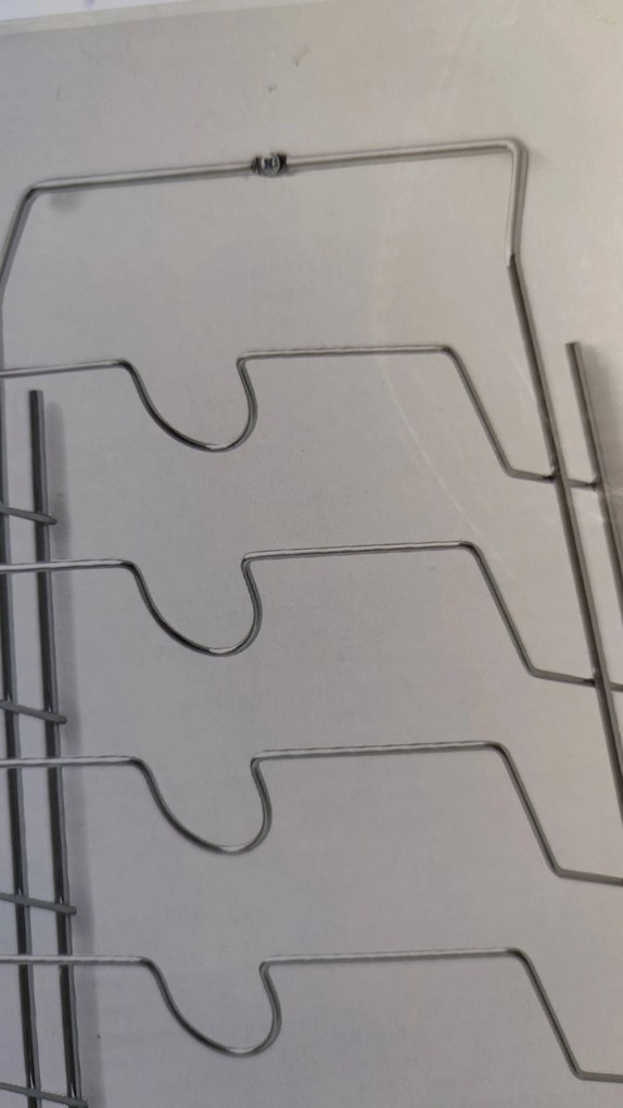 Goodhome Držiak, stojan na pokrievky - 6 pozícií, na dvierka, nerezový, LID