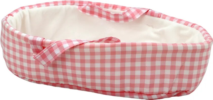 LEAN Toys Baby Doll Baby Bunny Crate šaty ružové